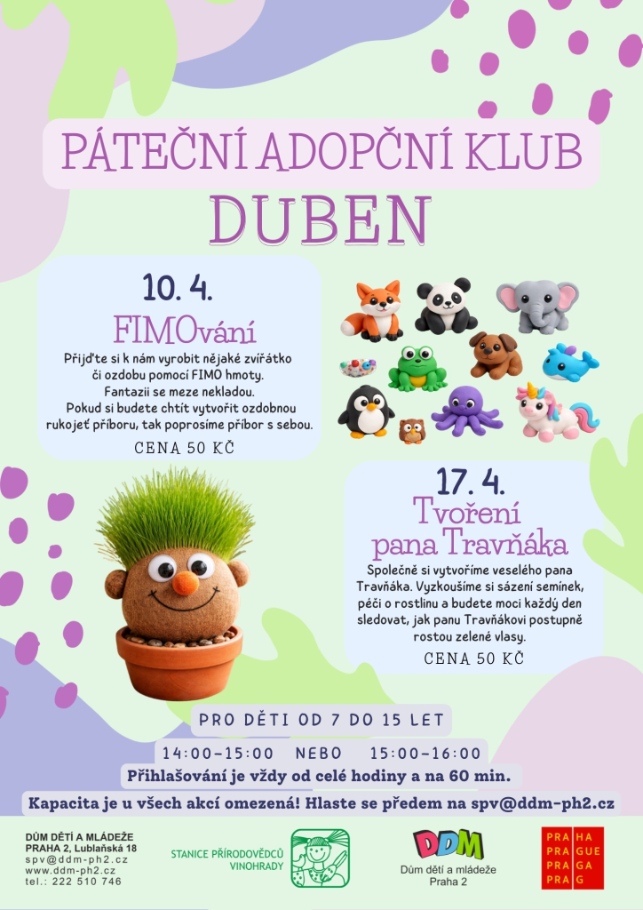 Adopční klub - FIMOvání