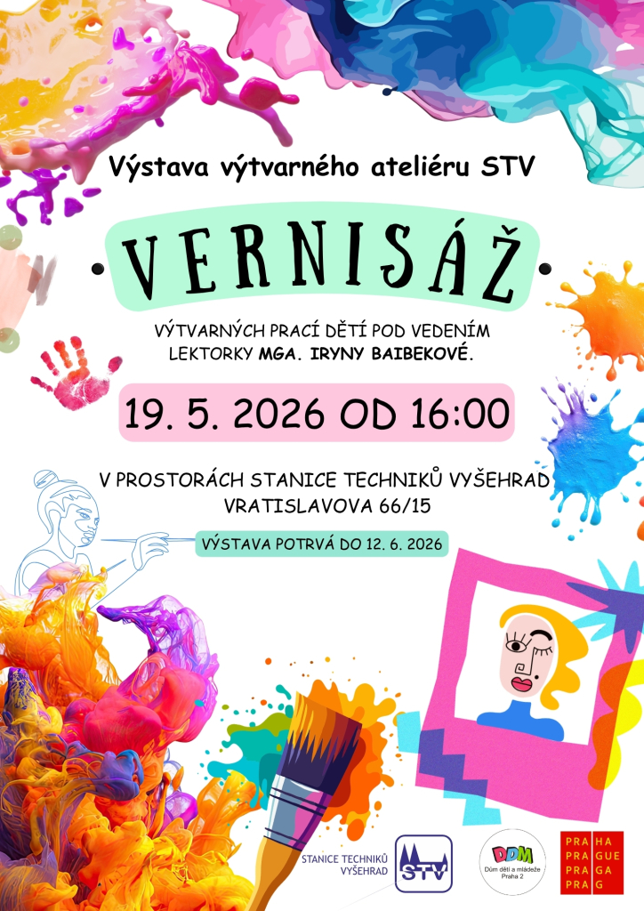 Vernisáž výstavy Výtvarného ateliéru STV