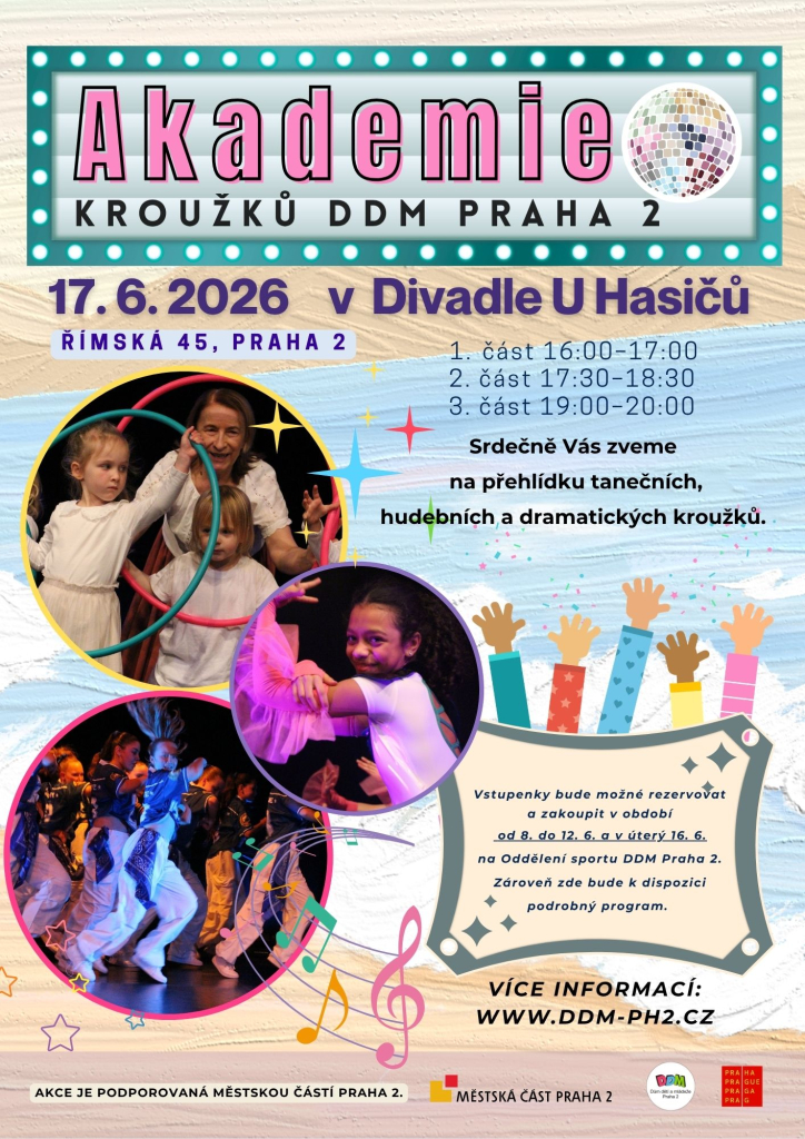 Akademie kroužků DDM Praha 2