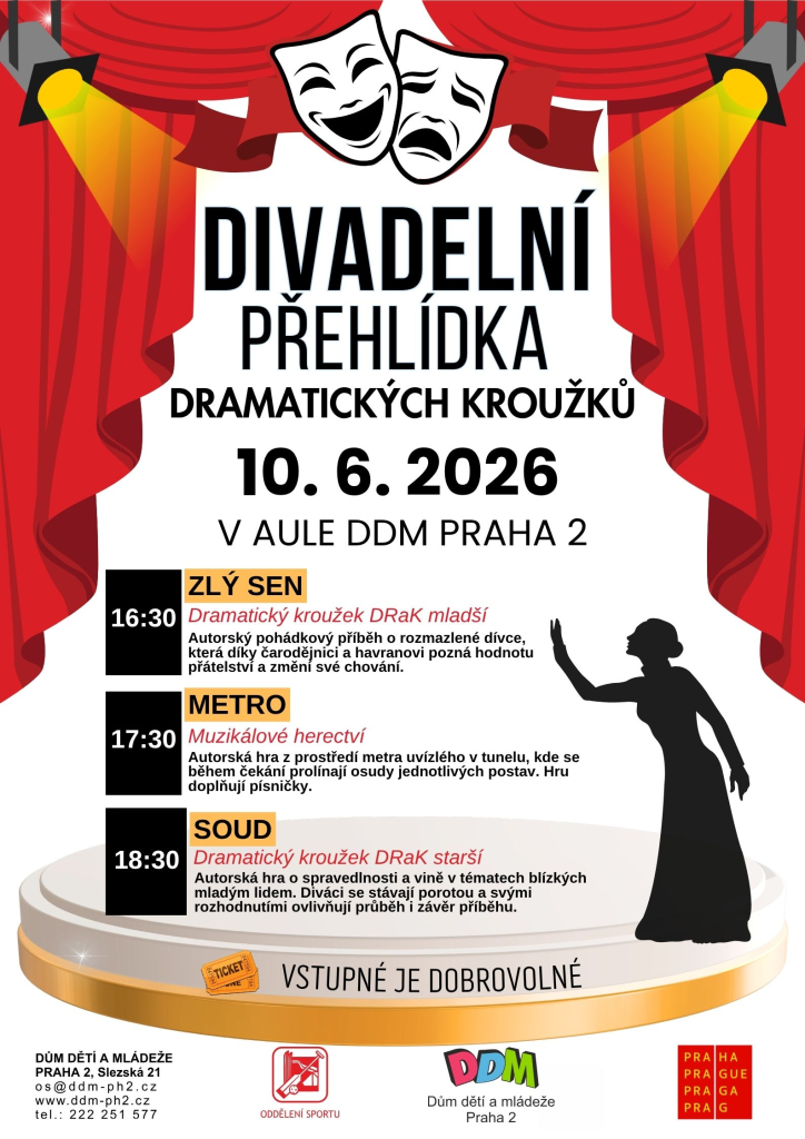 Závěrečné divadelní představení divadelních kroužků DRaK