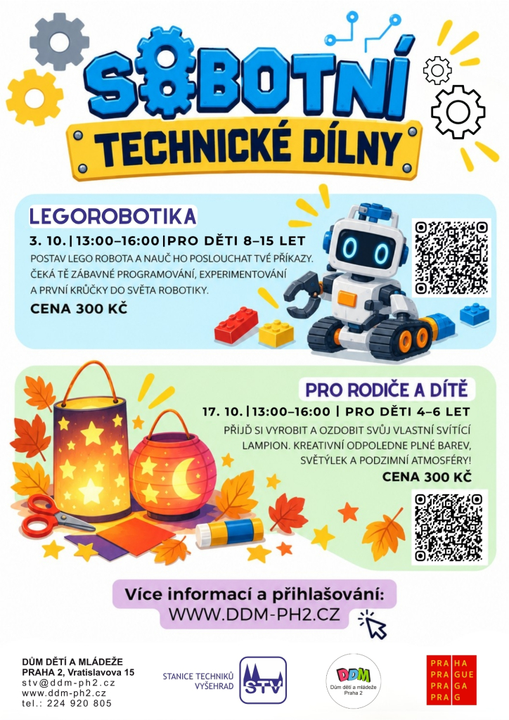 Sobotní technické dílny pro rodiče a dítě