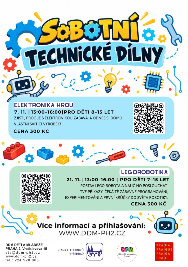 Sobotní technické dílny - elektronika hrou