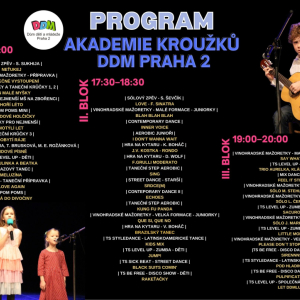 Akademie kroužků DDM Praha 2
