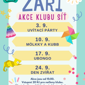 Klub Síť - Uvítací párty